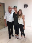 לירון רביבו, טום באום ויהודה אורן, מנכל קניון עופר רחובות. צילום – ריקי שליו