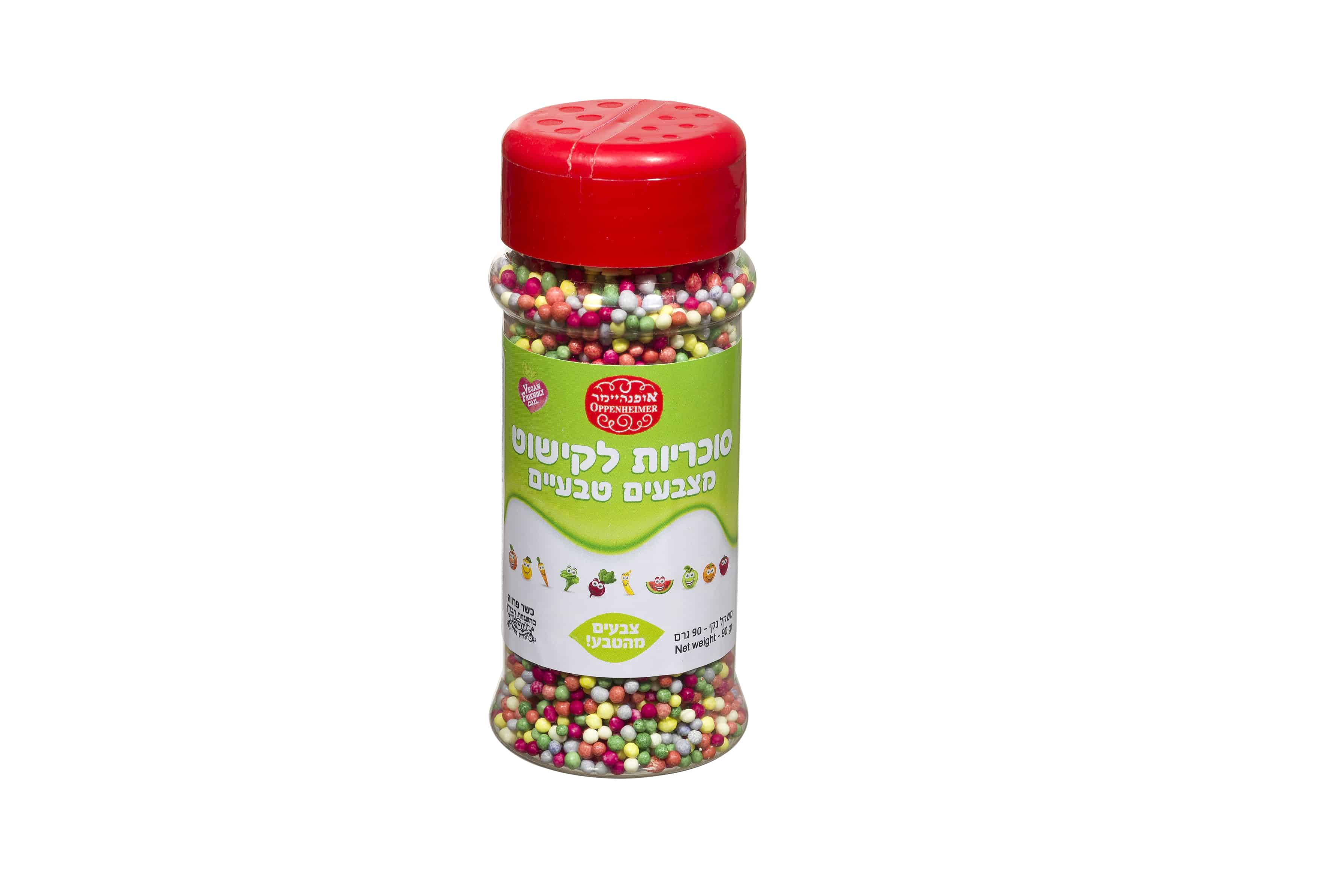 סוכריות לקישוט עוגה מבית אופנהיימר - 7.90 שח ל-90 גרם. צילום יחצ