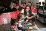 נטלי דדון עם בנה ריף ואחייניתה צילום רפי דלויה