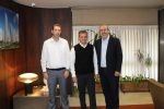 מימין יורם דבש, כרמל שאמה, בועז מולדבסקי. צלם צפריר רוזנפלד