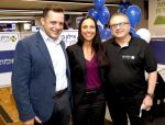 אריק יוגב מנכל איילוןיעל פאר סגל סמנכלית שיווק ותקשורת באיילון ואבי סמואלס יור שלוה העולמי צילום רפי דלויה