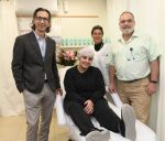 מימין דר חגי אמיר מנכל בית חולים לוינשטיין אילנית גיבלי איה חטיב ואלי שגיב צלם גדי סיארה (002)