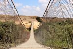 הגשר התלוי בנחל הבשור. צילום שהם אמיתי
