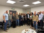 חברי הנהלת לאומית בביקור במרכז דרור של האגודה לבריאות הציבור צילום באדיבות האגודה לבריאות הציבור