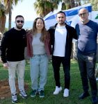 מימין לשמאל – גיא אטיאס, ברוך שמאילוב, גילי שריר וארטיום דולגופיאט צילום באדיבות מכון וינגייט