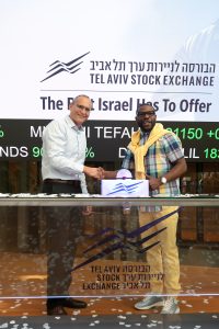 פלויד מייוות'ר ואיתי בן זאב בטקס פתיחת המסחר בבורסה לניירות ערך בתל אביב_צילום ורד פרקש