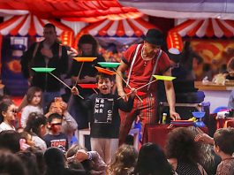 בעקבות המצב : הקרקס הממוגן לילדים שמופיע בחניונים תת קרקעיים